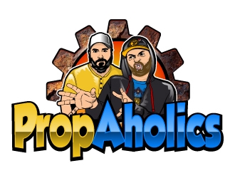 PropAholics logo design by AamirKhan