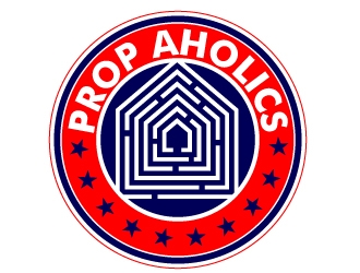 PropAholics logo design by Logoboffin