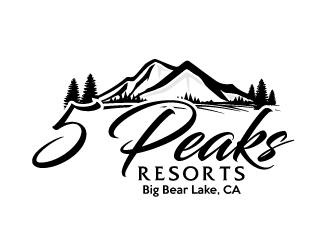 5 Peaks Resort logo design by AamirKhan