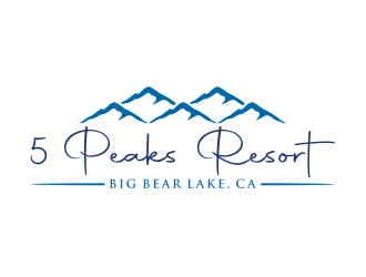 5 Peaks Resort logo design by cintoko