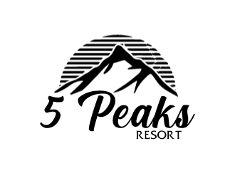 5 Peaks Resort logo design by AamirKhan