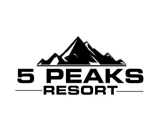 5 Peaks Resort logo design by AamirKhan