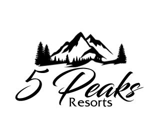 5 Peaks Resort logo design by AamirKhan