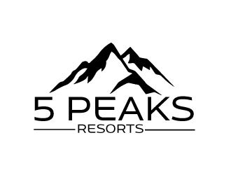 5 Peaks Resort logo design by AamirKhan