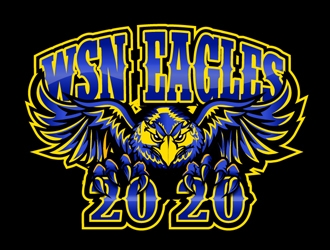 W. S. Neal Eagles  logo design by Roma