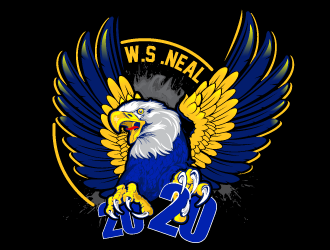 W. S. Neal Eagles  logo design by Suvendu