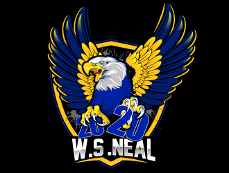 W. S. Neal Eagles  logo design by Suvendu