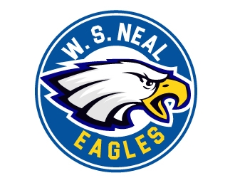 W. S. Neal Eagles  logo design by Suvendu