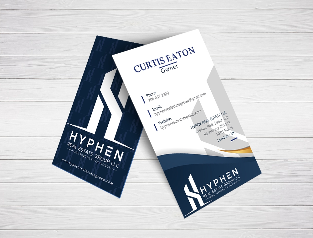 Hyphen Real Estate Group LLC logo design by Niqnish