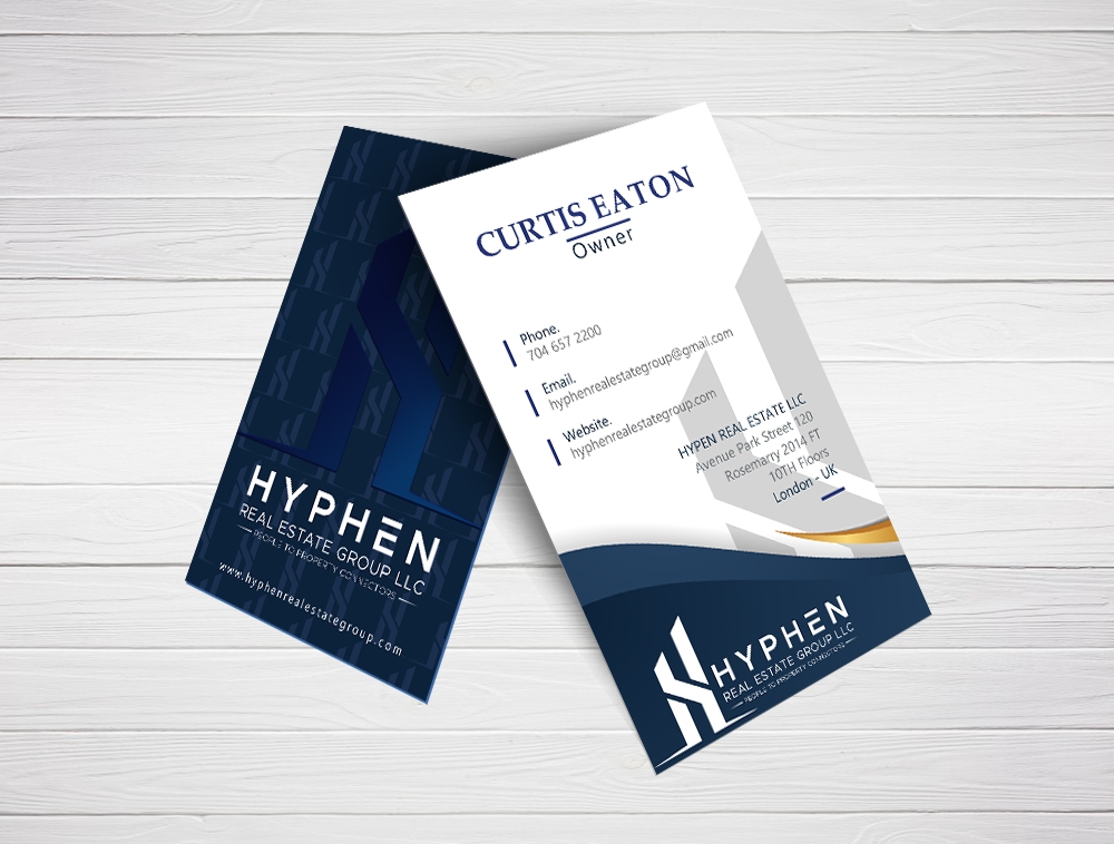 Hyphen Real Estate Group LLC logo design by Niqnish