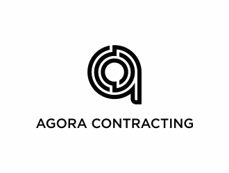 Agora Contracting logo design by Renaker