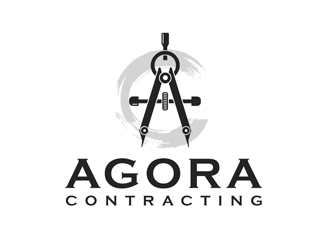 Agora Contracting logo design by kunejo