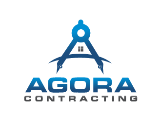 Agora Contracting logo design by bluespix