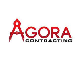 Agora Contracting logo design by bluespix