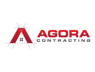 Agora Contracting logo design by bluespix