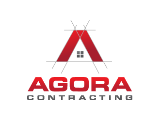 Agora Contracting logo design by bluespix