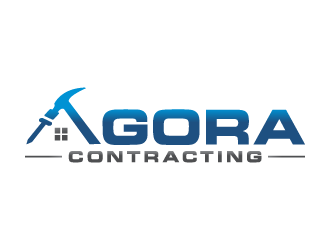 Agora Contracting logo design by bluespix