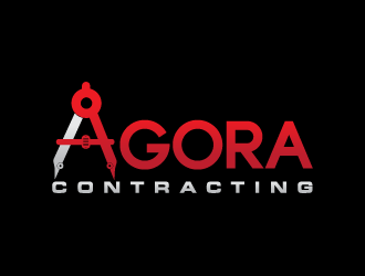 Agora Contracting logo design by bluespix