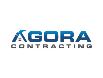 Agora Contracting logo design by bluespix