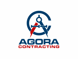 Agora Contracting logo design by mutafailan