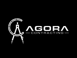 Agora Contracting logo design by REDCROW