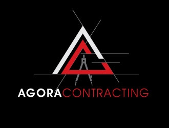 Agora Contracting logo design by REDCROW