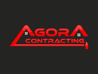 Agora Contracting logo design by gateout