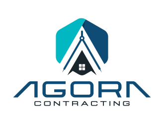 Agora Contracting logo design by ekitessar