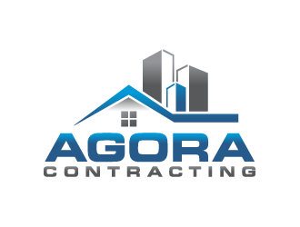 Agora Contracting logo design by bluespix