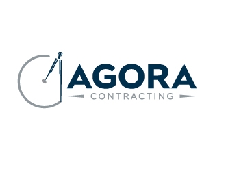 Agora Contracting logo design by Marianne