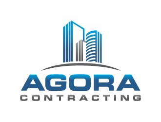 Agora Contracting logo design by bluespix