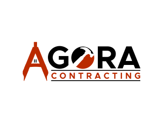 Agora Contracting logo design by done