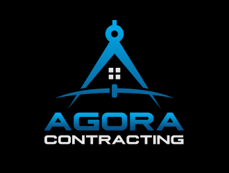 Agora Contracting logo design by serprimero