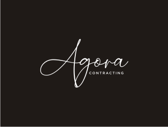 Agora Contracting logo design by bricton