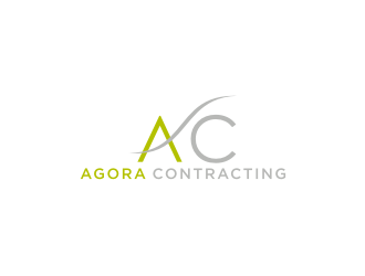 Agora Contracting logo design by bricton