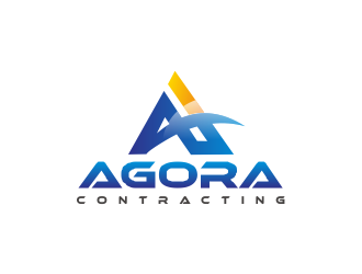 Agora Contracting logo design by Greenlight