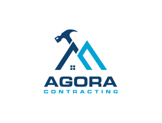 Agora Contracting logo design by CustomCre8tive