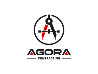 Agora Contracting logo design by yunda