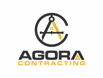 Agora Contracting logo design by agus