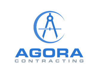 Agora Contracting logo design by keylogo