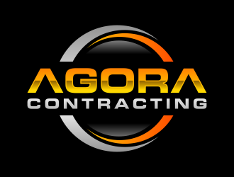 Agora Contracting logo design by ubai popi