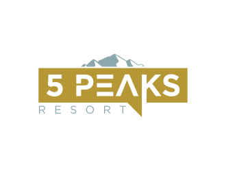 5 Peaks Resort logo design by qqdesigns