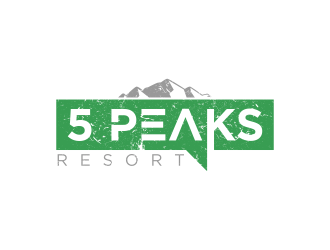 5 Peaks Resort logo design by qqdesigns