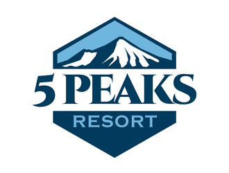 5 Peaks Resort logo design by kunejo