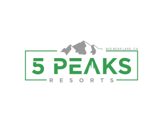 5 Peaks Resort logo design by qqdesigns