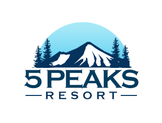 5 Peaks Resort logo design by kunejo