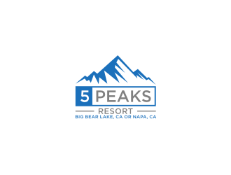 5 Peaks Resort logo design by muda_belia