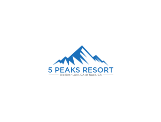 5 Peaks Resort logo design by muda_belia