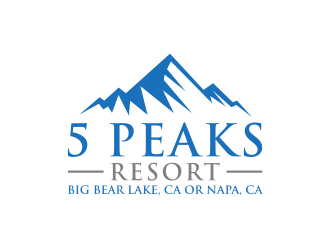 5 Peaks Resort logo design by muda_belia