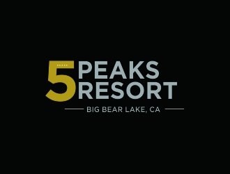 5 Peaks Resort logo design by MUNAROH